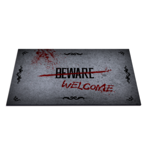 Beware/Welcome Mat - 16"x24"