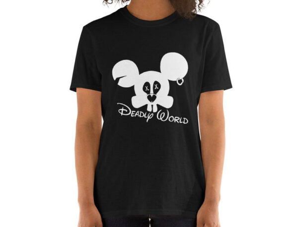 Punk T-Shirt - Deadly World - Disney Mickey Mouse Parody