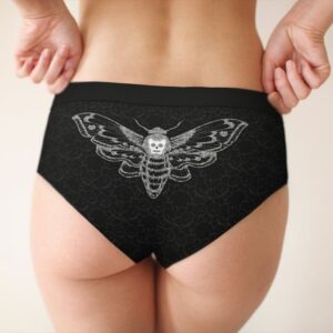 Death's Head Hawk Moth Cheeky Briefs Underwear for Women