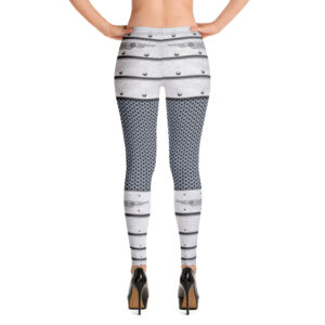 Gothic Striped High Waisted Leggings