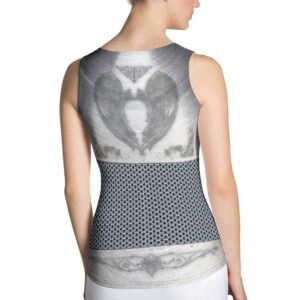 Cosplay Chainmail and Steel Armor Tank Top