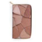 Human Skin Leather Wallet- Zippered