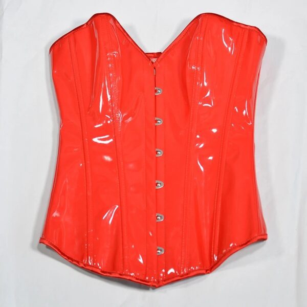 Glossy Black Waist Shaper Corset - Image 6