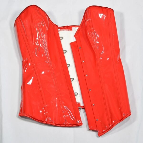 Glossy Black Waist Shaper Corset - Image 7