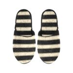 Gothic Distressed Stripes Slippers