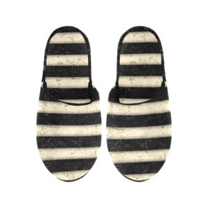 Gothic Distressed Stripes Slippers