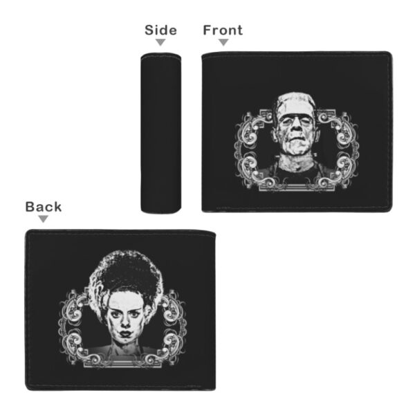 Frankenstein Monster and Bride  Bifold Wallet - Image 2