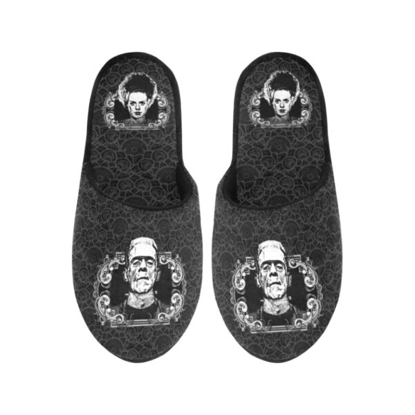 Frankenstein and Bride Slippers