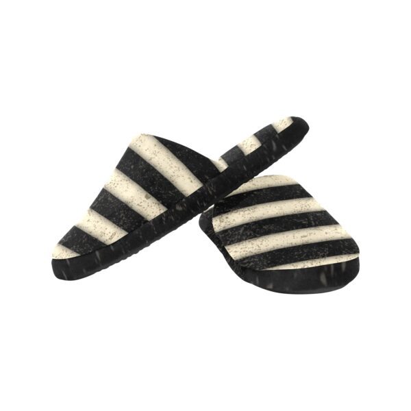 Gothic Distressed Stripes Slippers - Image 3