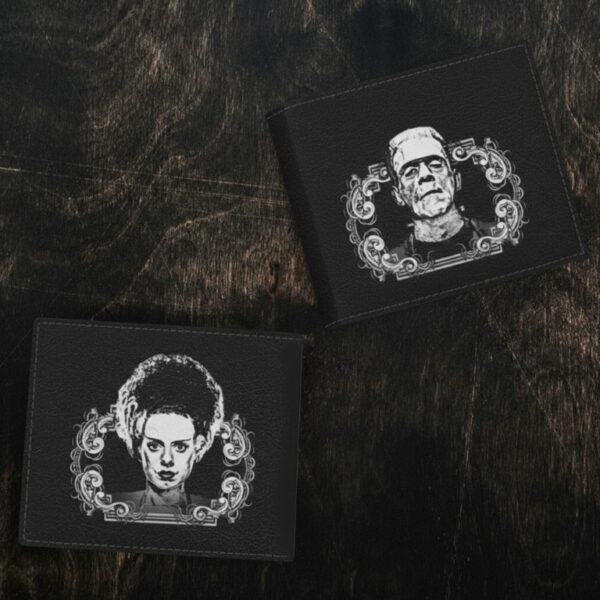 Frankenstein and Bride Bifold Wallet